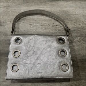 Hammitt Silver Montana Clutch Bag